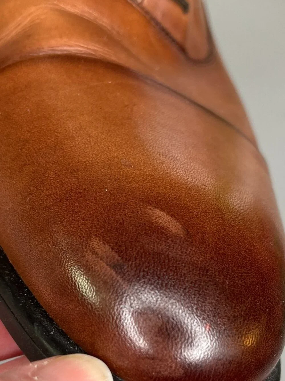 Kenneth Cole Reaction Edge Flex Oxford Dress Shoes Cognac Men’s Size 11